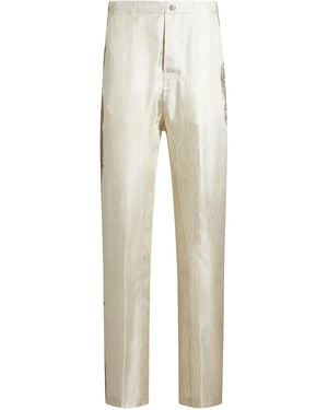 Etro Luxury Jacquard Pants For - Natural