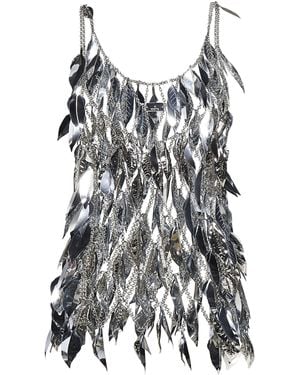 Rabanne Top - Grigio