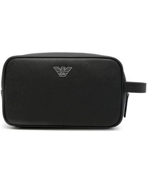 Emporio Armani Beauty Case Saffiano Animation Beauty - Nero
