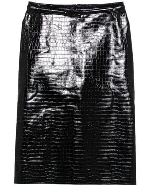 Tom Ford Gonna Midi A Tubino - Nero