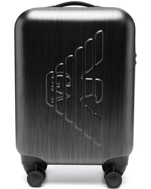Emporio Armani Trolley Cabina A Quattro Ruote - Nero