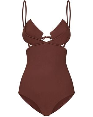 Nensi Dojaka Swimsuit - Brown