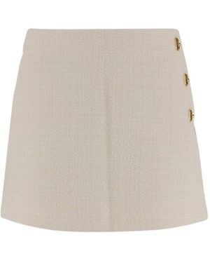 Pinko Mini Skirt - Natural