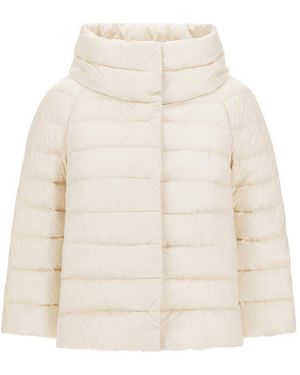 Herno Mini Cappa Imbottita Sofia - Bianco