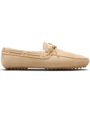 Car Shoe Mocassini Con Gommini - Bianco