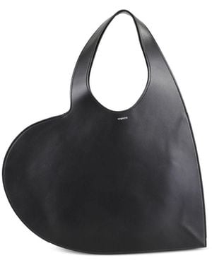 Coperni Borsa A Mano Double Heart - Nero