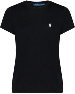 Polo Ralph Lauren Polo Pony Cotton T-Shirt - Black