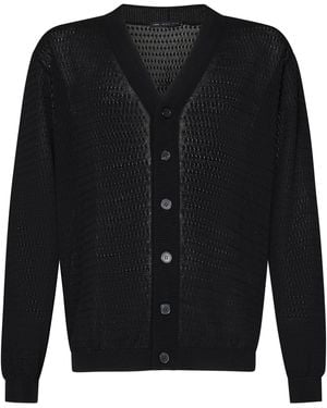 Low Brand Cardigan - Black