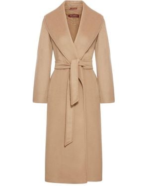 Max Mara Loriana Coat - Natural