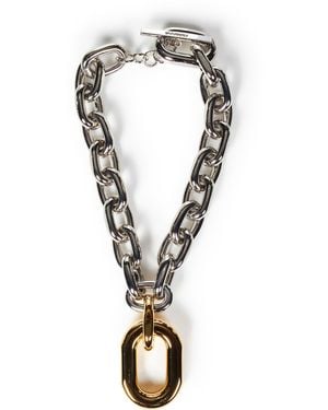 Rabanne Xl Link Necklace - White