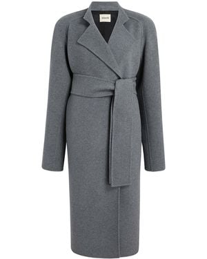 KHAITE Deena Coat - Gray