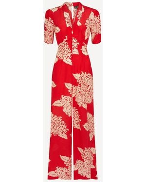 Michelle Corvane Mabel Jumpsuit - Red