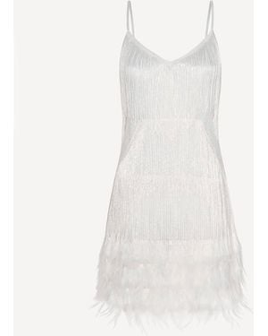 Pretty Eccentric Hundred Watt Tassel Dress - White