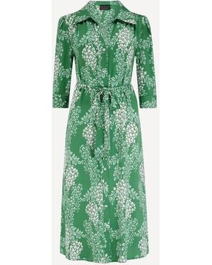 Michelle Corvane Vera Shirt Dress - Green