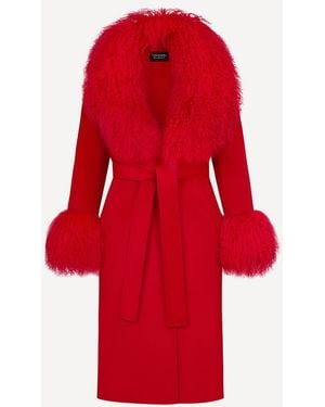 Michelle Corvane Million Dollar Baby Coat - Red