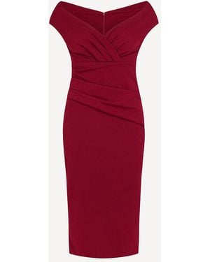 Pretty Eccentric Magic Wiggle Dress - Red