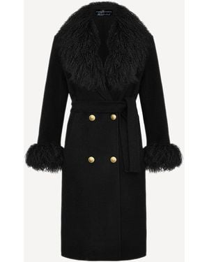 Michelle Corvane Million Dollar Baby Coat - Black