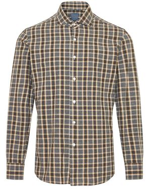 Barba Napoli Casual Shirts - Grey