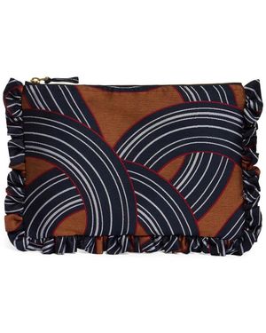 La DoubleJ Tassen ,Veelkleurig ,Hand Pochette - Blauw