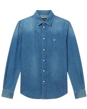 Versace Denim Shirts - Azul