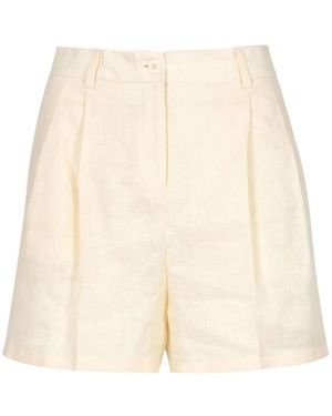 Semicouture Short Shorts - Natural