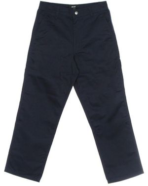 Huf Marineblaue Baumwoll-Twill-Hose