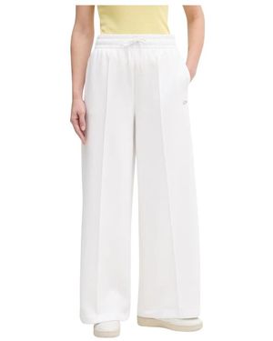 Lacoste Wide Fit Jersey Sweatpants - Wit
