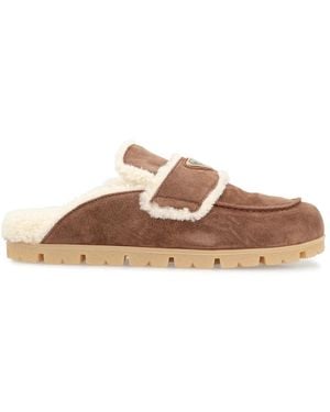Prada Mules - Brown
