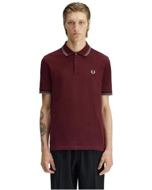 Fred Perry Polo Shirts - Red