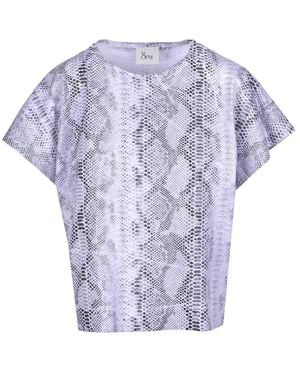 8pm T-Shirt Nairobi Stampa Snake - Blau