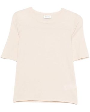 Soft Goat Round-Neck Knitwear - Neutro