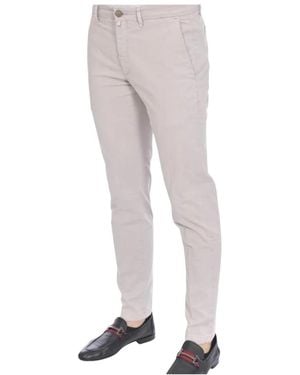 Siviglia Broeken ,Katoen Tasca America Pima Broek - Grijs