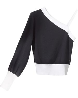 KARL LAGERFELD Long Sleeve Tops - Blue