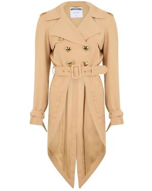 Moschino Jassen ,Double-Breasted Coat - Naturel