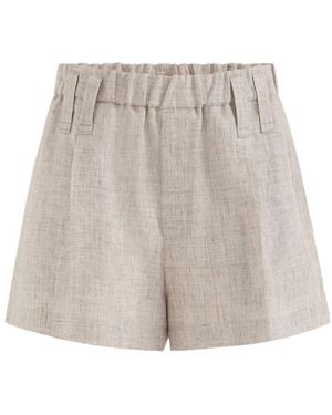 Brunello Cucinelli Mq194P9429 C034 Shorts - Grau