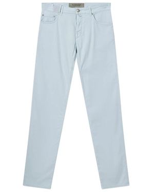 Hand Picked Jeans ,Blauw ,Katoen Slim-Fit Jeans