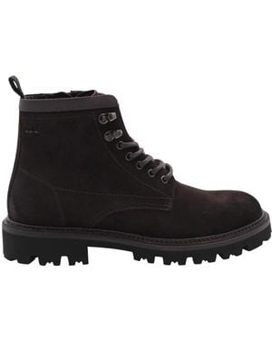 HUGO Lace-Up Boots - Black