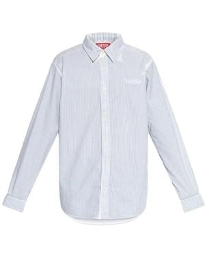DIESEL Overhemden ,Blauw ,Katoen Simply Shirt