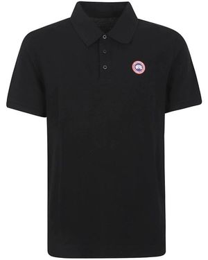 Canada Goose Polo Shirts - Black