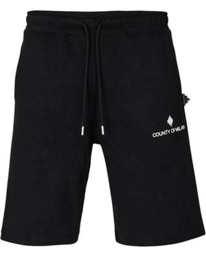 Marcelo Burlon S6Cmmabe092 Bermuda Shorts - Zwart