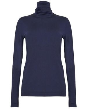 Wolford Long Sleeve T-Shirts - Blue