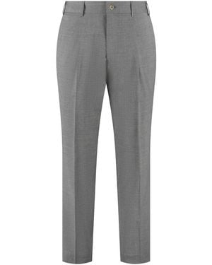 THE (Alphabet) Slim-Fit Trousers - Grey