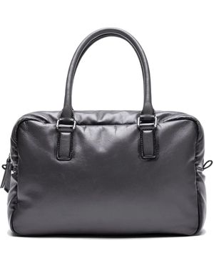 Stand Studio Tassen ,Bruin ,Leer Bruine Leren Handtas Met Bovenhandvatten - Zwart