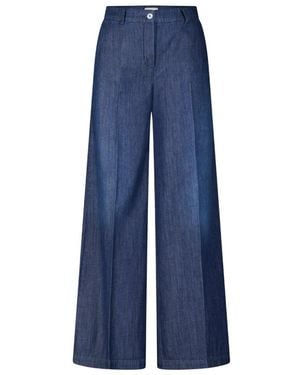 Seductive Weite Bein Jeans Shiloh - Blau