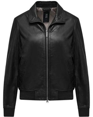 Bomboogie Leather Jackets - Black
