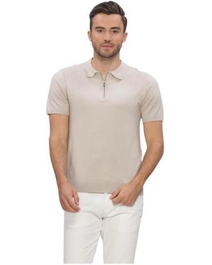 Pure Path Zip Strickpolo - Grau