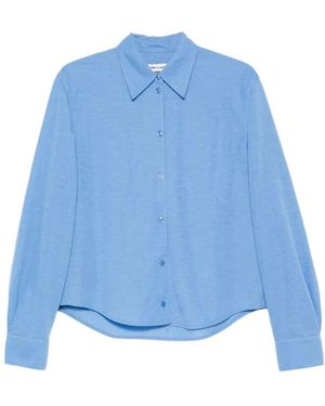 Low Classic Overhemden ,Blauw ,Katoen Klassiek Shirt