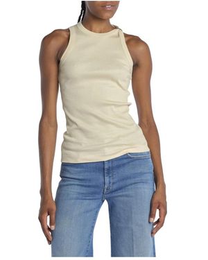 IVY & OAK Geripptes Top - Blau