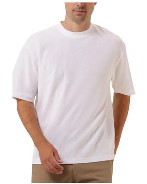 SELECTED Tops ,Wit ,Katoen Polo & T-Shirt Losse Pasvorm Tee
