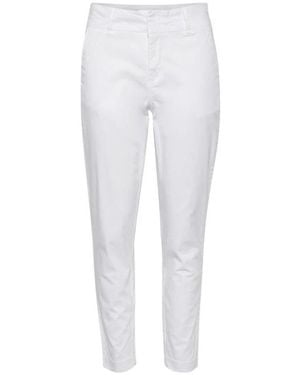 Part Two Slim-Fit Trousers - White